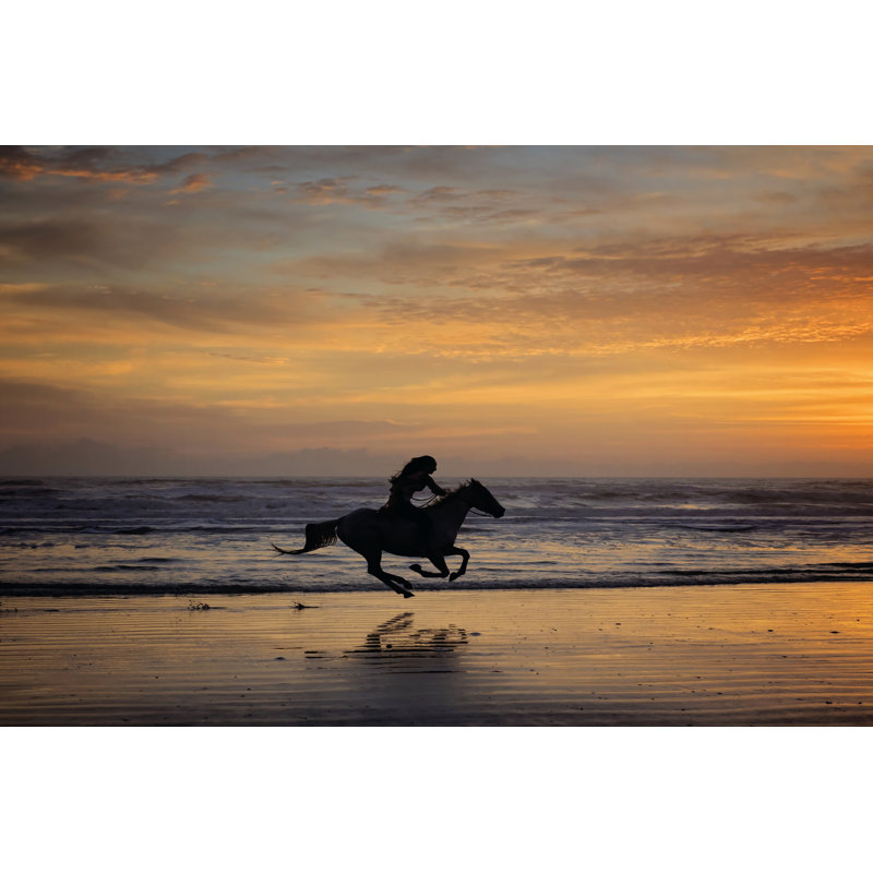 Sunkissed Horses IV by PHBurchett - Wrapped Canvas Print, 81cm H x 122cm W x 3.8cm D