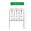 Occoquan 83.82cm H x 60.96cm W Iron Gothic Trellis