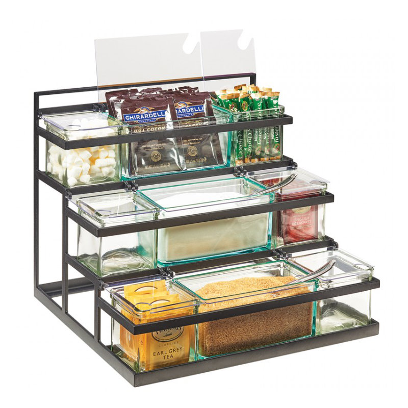 Stair-Step Condiment Station