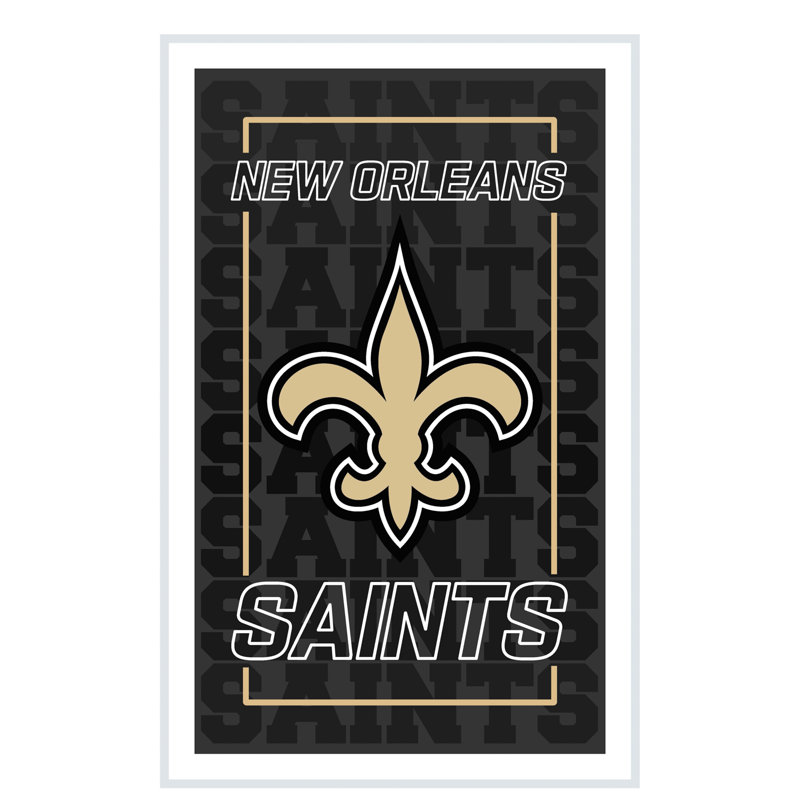 Enseigne murale NFL NeoLite, Saints de la Nouvelle-Orléans