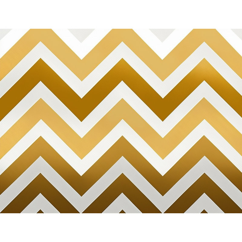 Housse de couette à motif de chevrons doré / blanc, Housse de couette pour grand lit