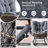 Doral Outdoor Wicker Rocking Papasan Chair with Cushion