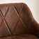 Vintage Suede Bar Stools with Armrest
