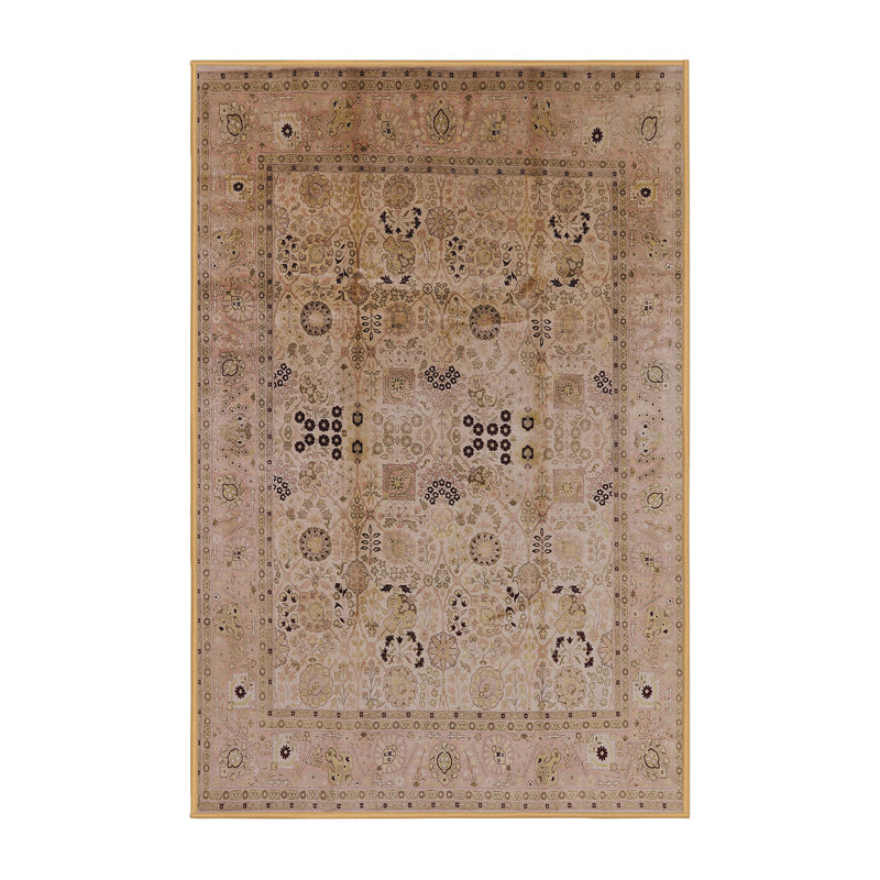 Tapis oriental beige, Rectangle 8 pi x 12 pi