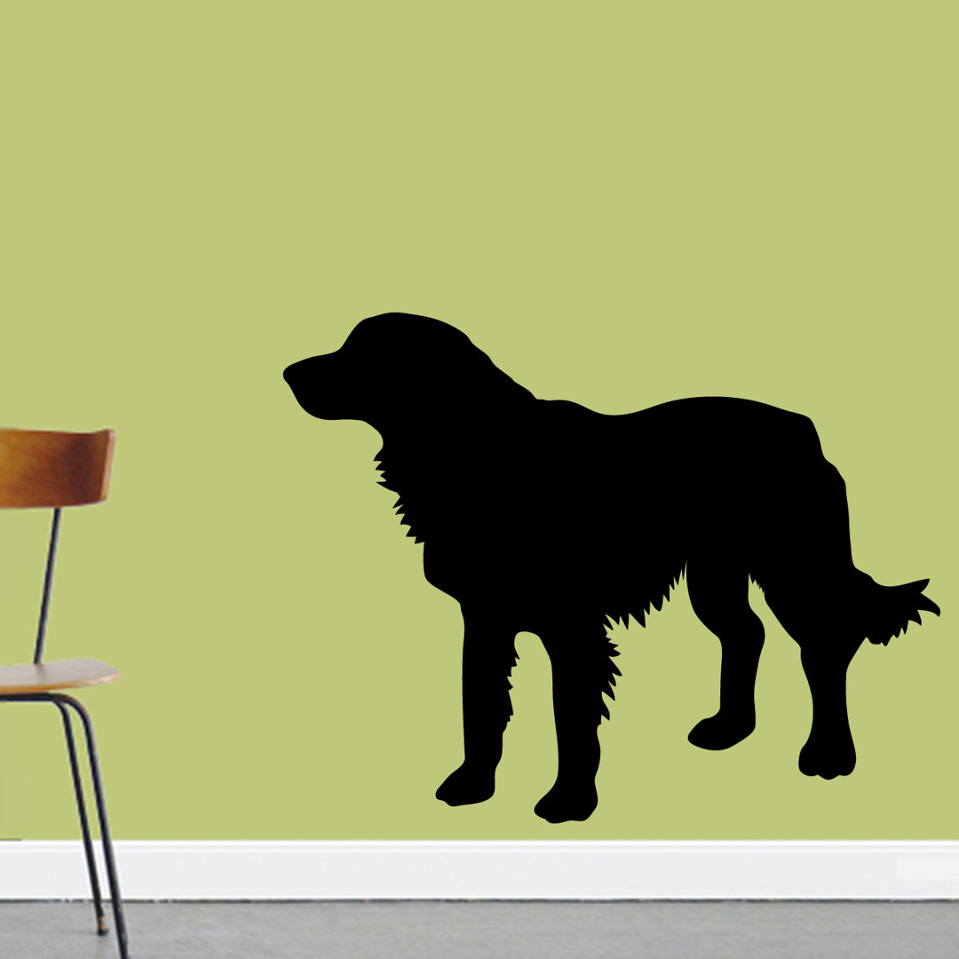 Turnbow Golden Retriever Dog Silhouette Wall Decal Winston Porter 