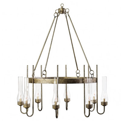 Eight Light J Chandelier