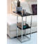 C Shaped Table With Shelf-Black-825958817