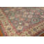 Tapis géométrique gris teinté à motif géométrique Kazak