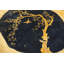Blue Floral Antique Chinese Peking Oval Shape Room Size Area Rug