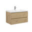 Ensemble de meuble-lavabo mural simple 35,5 po Cigi