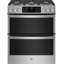 GE Profile Smart Appliances 30" 6.7 cu.ft. Smart Slide-in Gas Range with Griddle and Grill