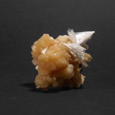 Scolecite With Stilbite From Nasik District, Maharashtra, India