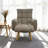 Rotatable Lounge Chair with Adjustable Backrest