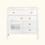 Lavabo de salle de bain de style Mid-Century avec verre à motif et bande lumineuse à capteur de mouvement, lavabo de salle de bain autoportant Farmhouse avec rangement, meuble-lavabo haut de gamme (robinet non inclus)-2136669555
