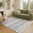 Machine Washable Indoor/Outdoor Micelotta ACN2333 Stripes Rug-35720497
