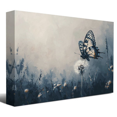 Toile encadrée 24 "x 36" avec cadre en bois, prête à être accrochée