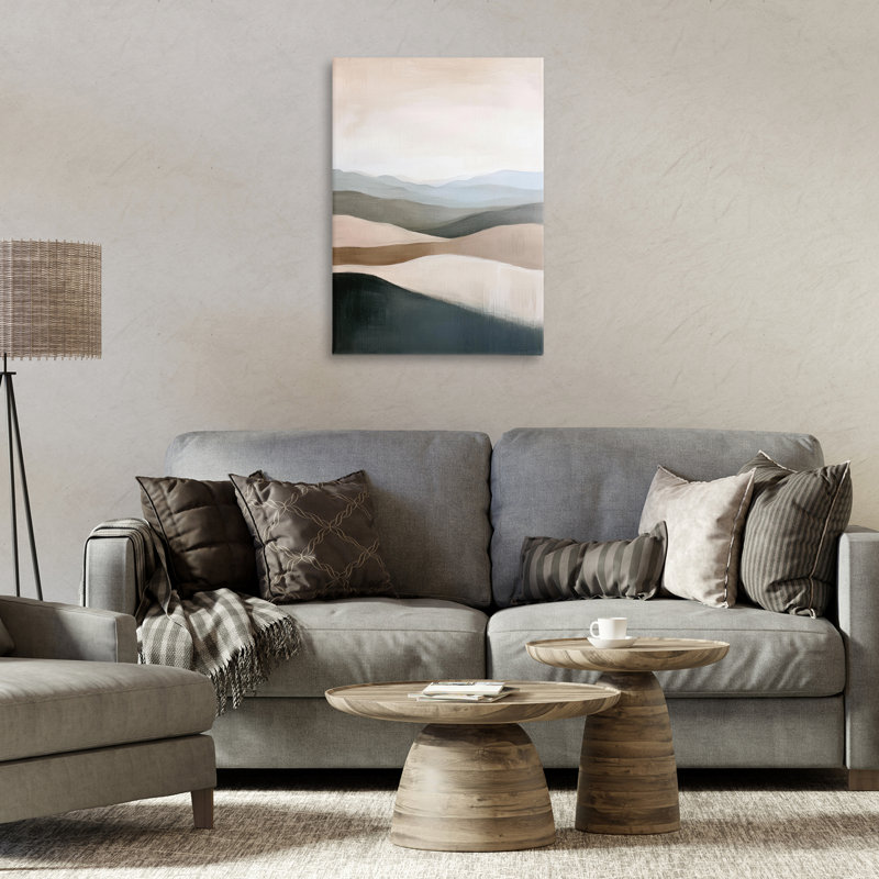 «Desert Dunes Layered Hills Canvas» par Petal Prints Design, H 24 po x l 16 po