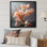 «Peach Orchids Graceful Blooms On», reproduction sur toile