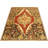One-of-a-Kind 4'2" X 5'3" 1960s Wool Area Rug in