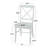 Josanna 4 - Person Pedestal Dining Set-89706798-124185510