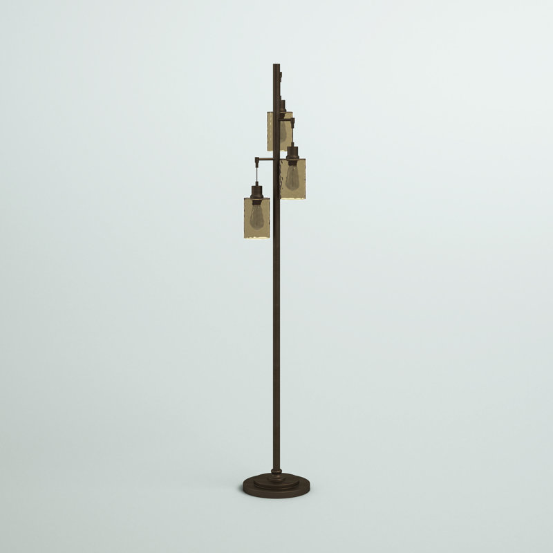 Braelynne 72'' Bronze Tree Floor Lamp