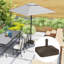 Poolside Parasol Umbrellas and Accessories, combining 7 in, Garden, and Sand/Water Weighted