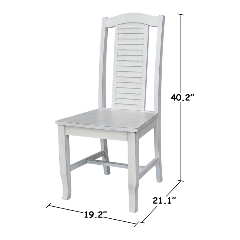 Chaise d'appoint Aveanna, Craie antique