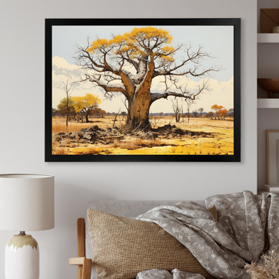 Desert Baobabs Resistance sur toile