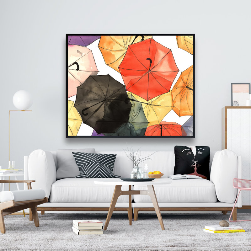 Parasols suspendus - Toile encadrée Home Decor | Art unique