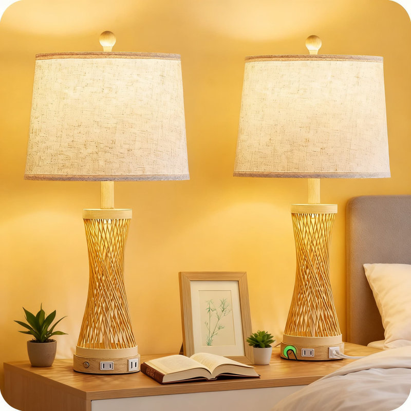 Ensemble de 2 lampes de table Farmhouse