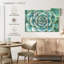 Ensemble de 3 plantes grasses sur toile-741247154
