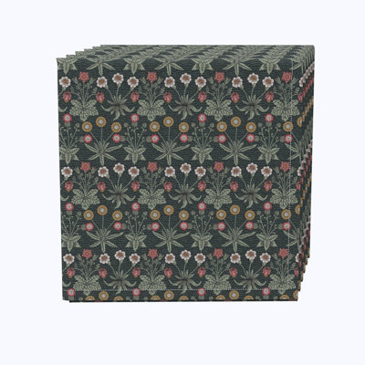 100% Cotton Floral Square Napkin