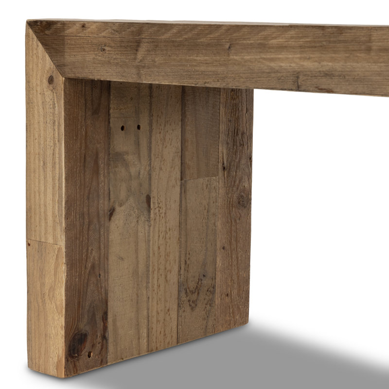 Ruskin Solid Wood Dining Bench, 18" H x 58" W x 15" D, Brown