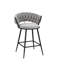 Tabouret de comptoir rembourré avec structure en métal-244897756-244897749