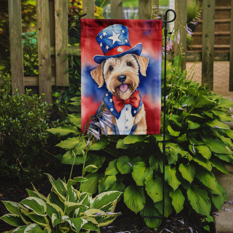 Drapeau patriotique du jardin américain, Terrier irlandais