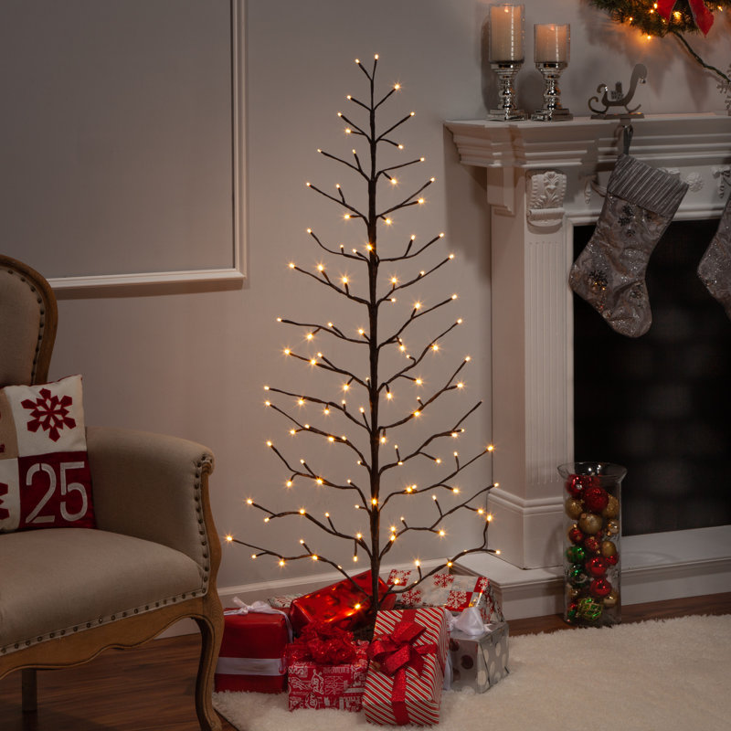 5' 2D Artificial Lighted Tree