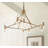 16 - Light Geometric Chandelier