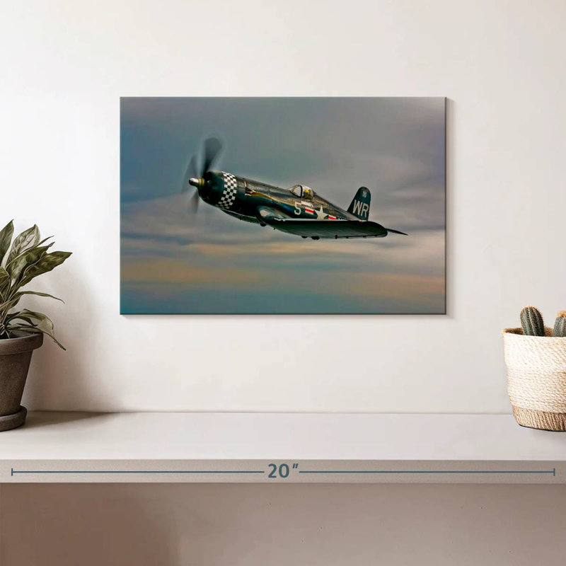 Mehar, ancien avion de la Seconde Guerre mondiale, H 8 po x l 12 po