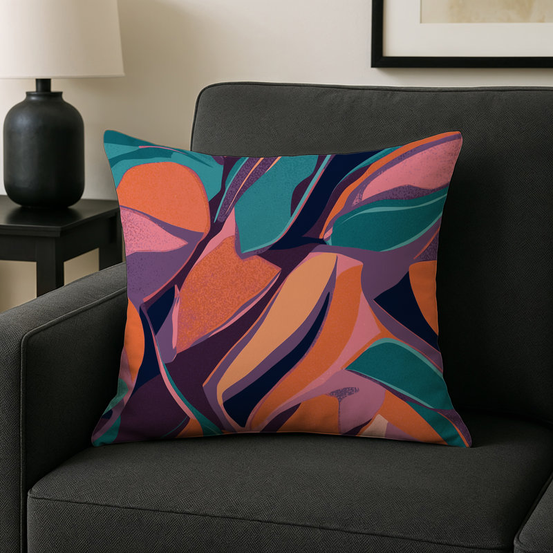 Coussin décoratif intérieur et extérieur Spectrum Charge, Square 20"