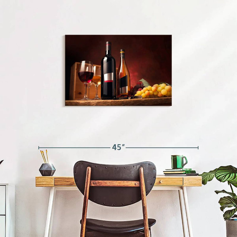 Yarlin Wine On The Table, 20" H x 30" W