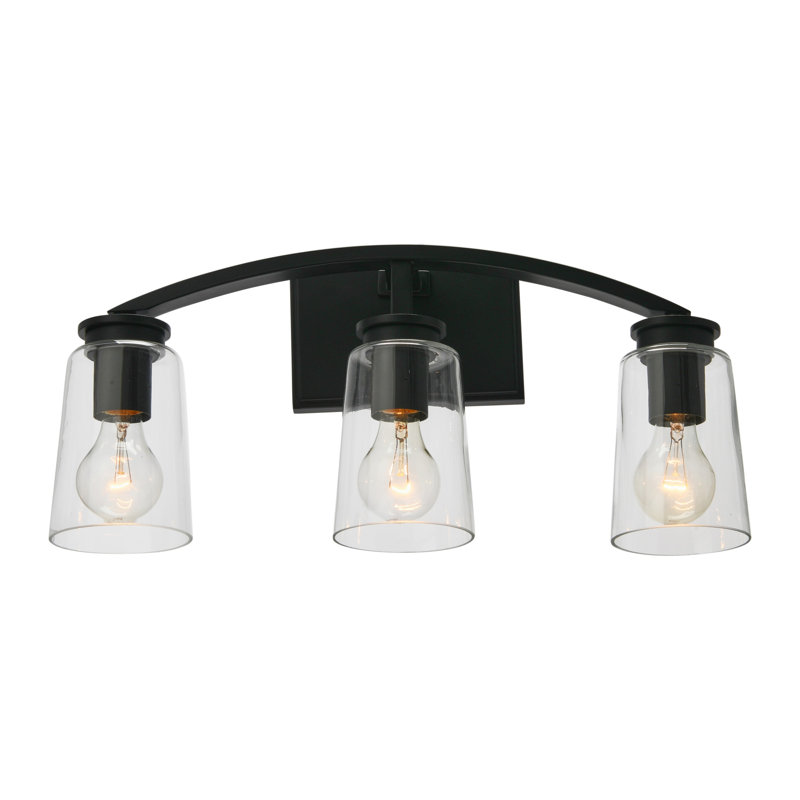 3 - Light Vanity Light, Matte Black