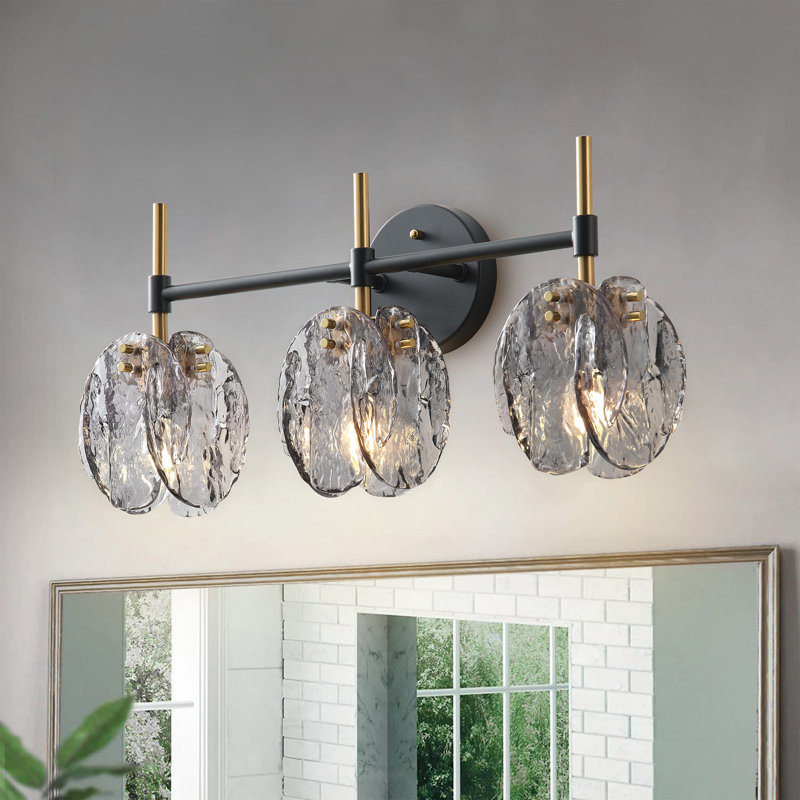 3-Smoke gray dimmable glass mirror headlights