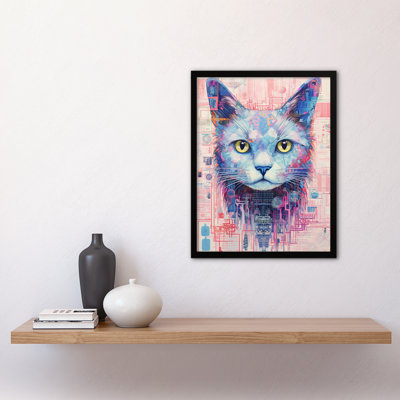 Gods Cat - Single Picture Frame Print