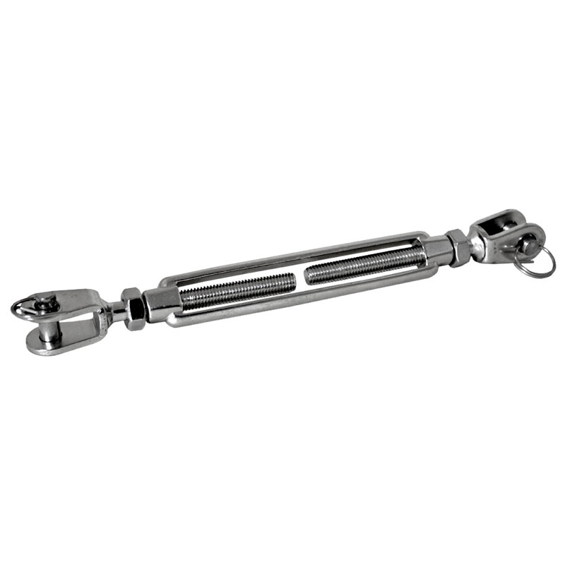 M8 Turnbuckle Mâchoire / mâchoire, H 0,75 po x l 7,88 po x P 0,75 po