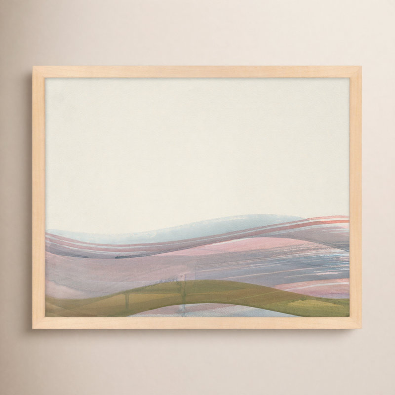 Codi ?Preliminary no. 4" by Beth James - Framed Wall Art, L 30 po x H 24 po, Cadre noir