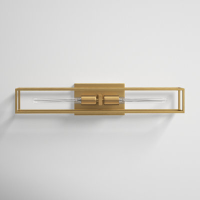 Memphis 2 Light Transparent Dimmable Vanity Light