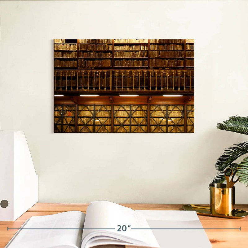 Library, 8" H x 12" W
