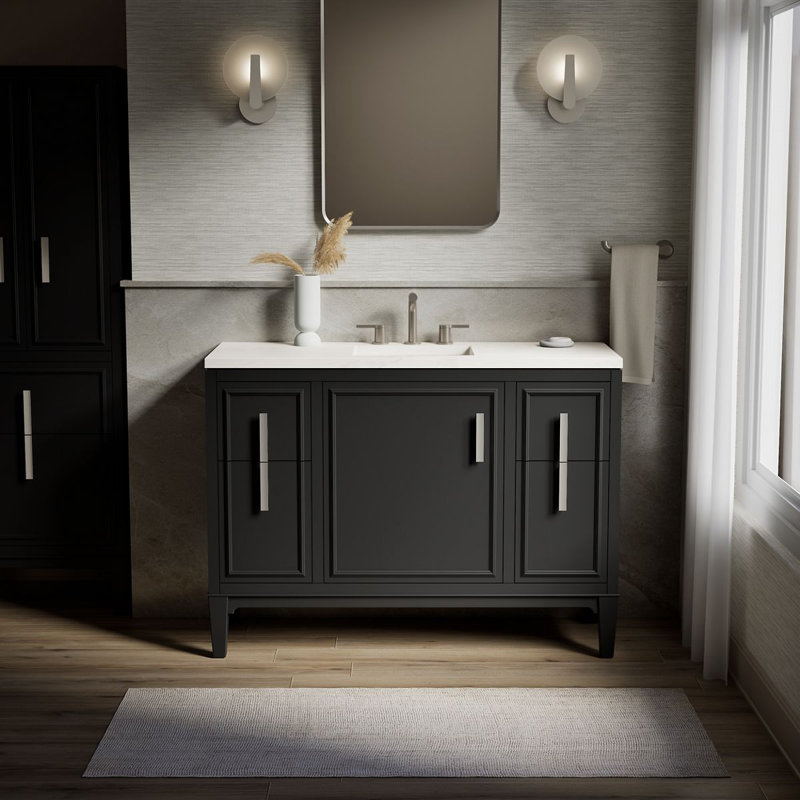 Southerk 48-In Bathroom Vanity Set, Slate Gray