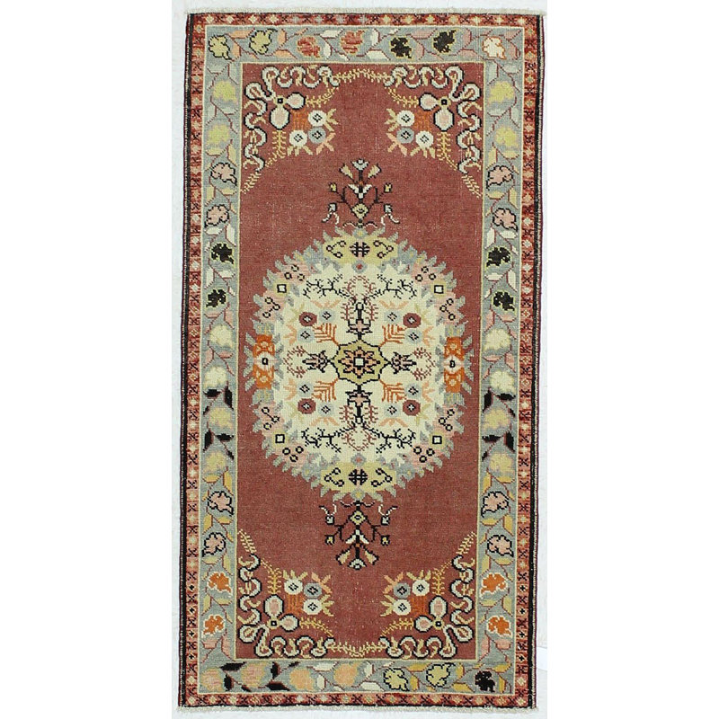 Tapis tribal Dakhia 3 x 6 rétro Anatolian