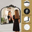 Miroir mural arqué en métal de style baroque, miroir décoratif-1009348551-1009348554